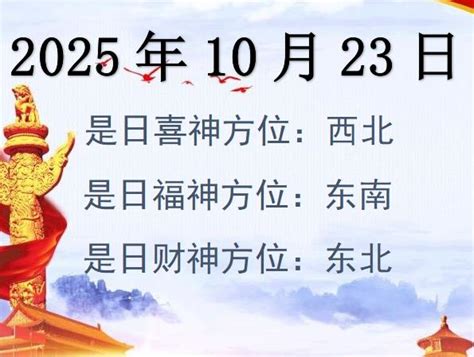 吉 方位|吉神方位：今日財神方位查詢（財神/喜神/福神）